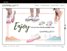 Tablet Screenshot of cappelletti.it